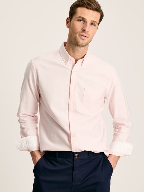 Joules Oxford Long Sleeve Shirt - Pink - Lucks of Louth