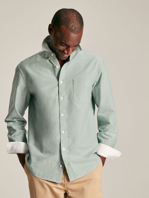 Joules Oxford Shirt - Green - Lucks of Louth