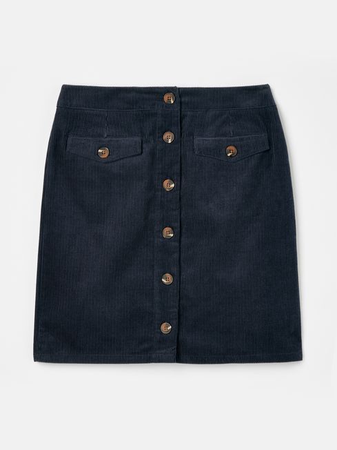 Joules Avery Cord Skirt - Navy - Lucks of Louth