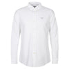 Barbour Oxford Long Sleeved Shirt - White - Lucks of Louth