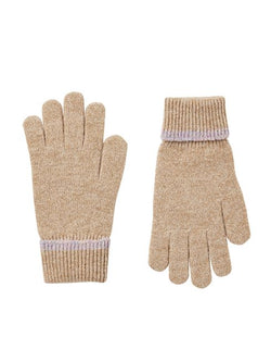 Joules Eloise Knitted Gloves - Oatmeal - Lucks of Louth