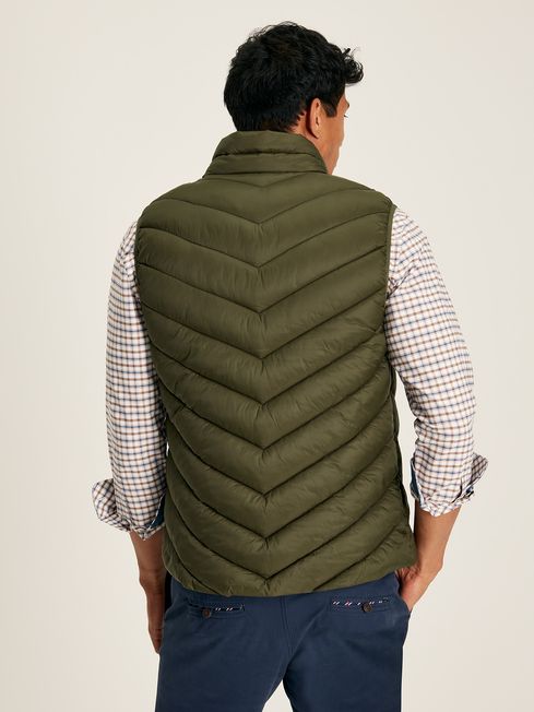 Joules Garrett Showerproof Gilet - Green - Lucks of Louth