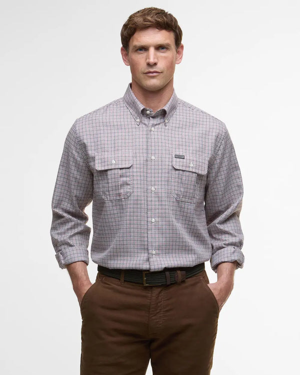 Barbour Fenn Regular Fit Shirt - Fired Brick - Lucks of Louth