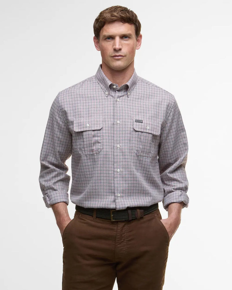 Barbour Fenn Regular Fit Shirt - Fired Brick - Lucks of Louth