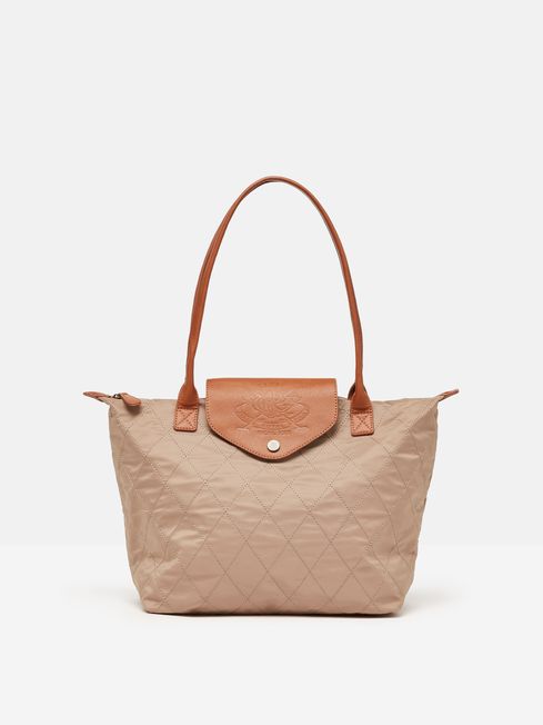 Joules Edie Quilted Bag - Brown - Lucks of Louth