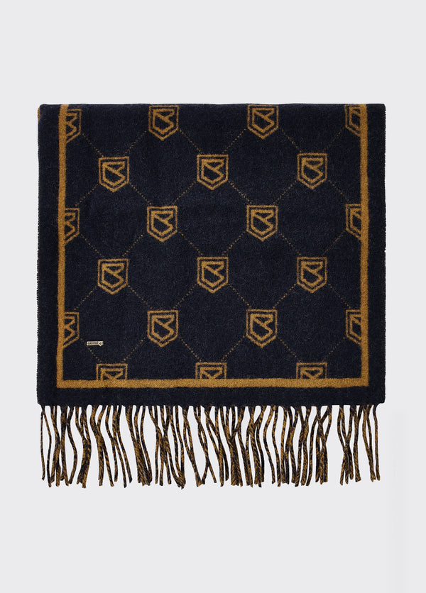 Dubarry Templehouse Wool Scarf - Navy - Lucks of Louth