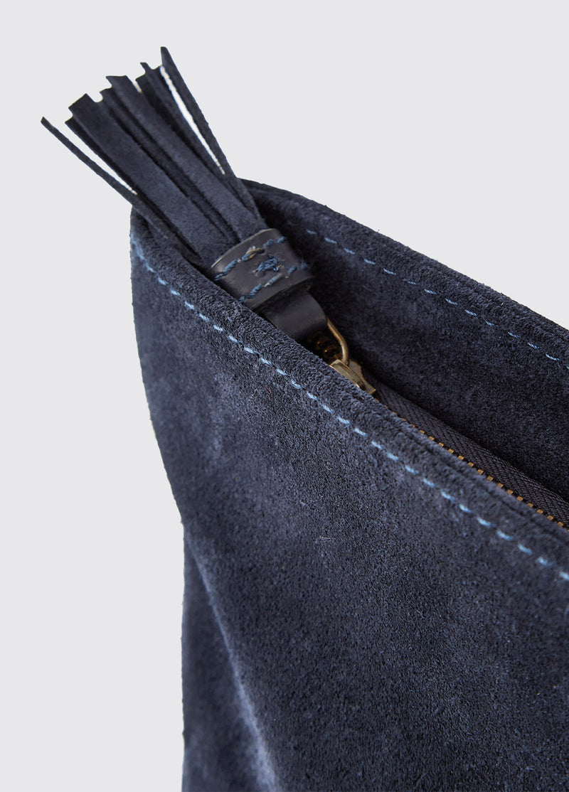 Dubarry Millymount Suede Clutch - French Navy - Lucks of Louth