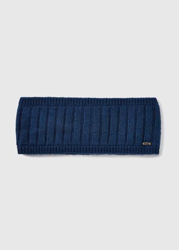 Dubarry Mohill Knitted Headband - Peacock Blue - Lucks of Louth