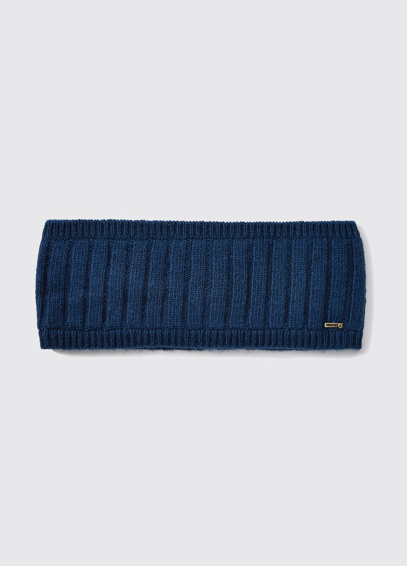 Dubarry Mohill Knitted Headband - Peacock Blue - Lucks of Louth