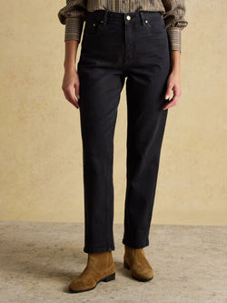 Joules Ladies Straight Leg Jeans - Black - Lucks of Louth