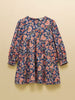 Joules Girls Hampton Floral Dress,Blue Multi