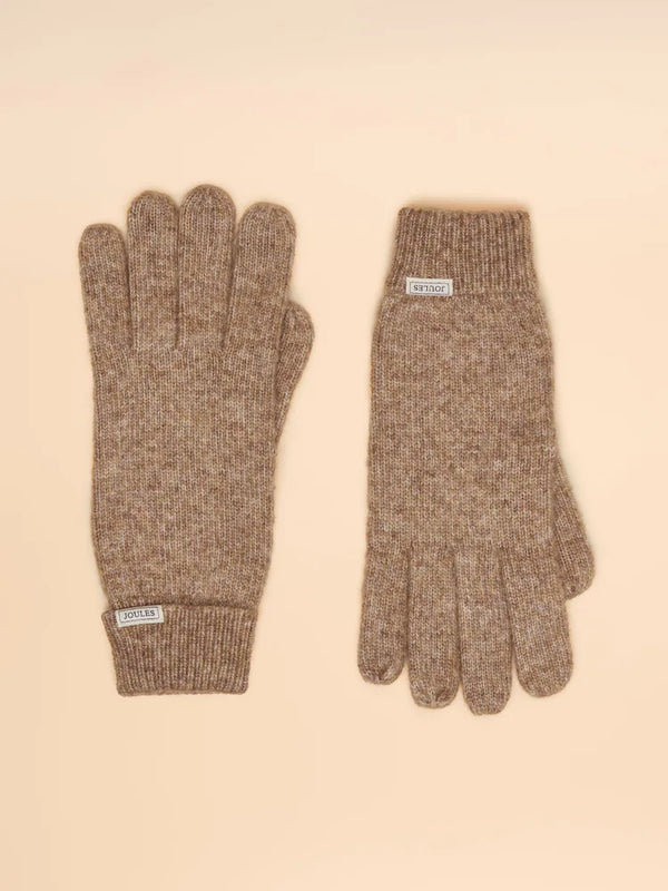 Joules Rosa Gloves - Oat - Lucks of Louth