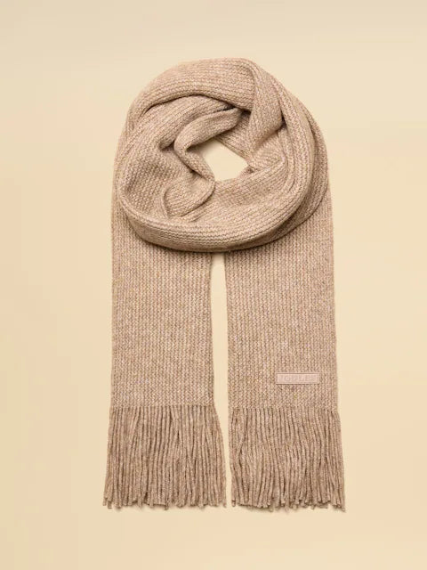 Joules Rosa Knitted Scarf - Oat - Lucks of Louth