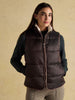 Joules Faux Fur Gilet - Brown