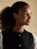 Joules Holly Button Through Knitted Tank - Black - Lucks of Louth