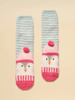 Joules Kids Fluffy Penguin Socks - Lucks of Louth