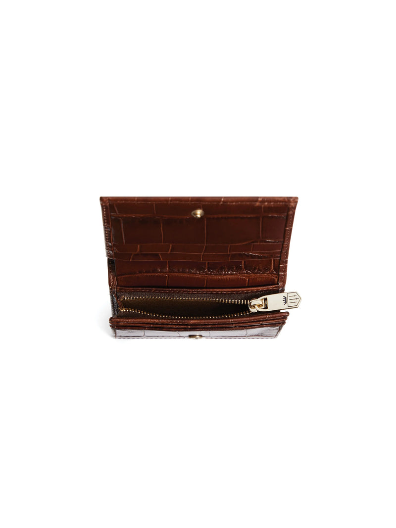 Fairfax & favor Ashwell Purse - Conker Croc Leather - Lucks of Louth