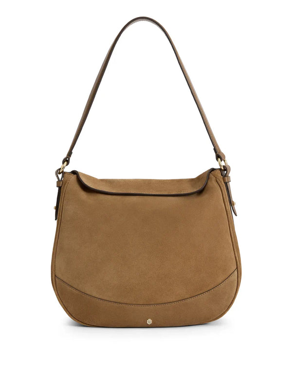 Fairfax & Favor Dartmoor Hobo Bag - Tan Suede - Lucks of Louth