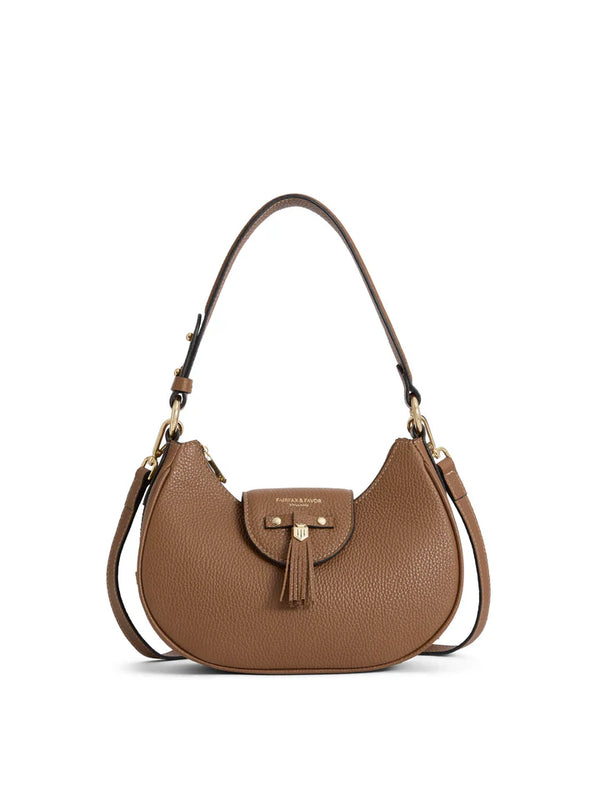 Fairfax & Favor Windsor Shoulder Bag - Tan Leather - Lucks of Louth