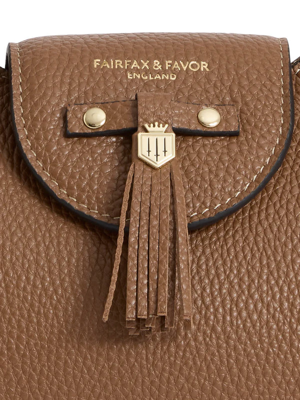 Fairfax & Favor Windsor Shoulder Bag - Tan Leather - Lucks of Louth