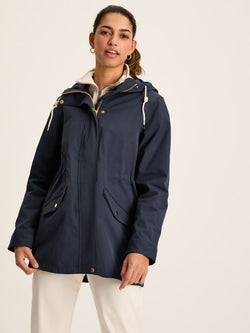 Joules Portwell Raincoat with Hood - Navy Blue - Lucks of Louth