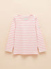Girls Harbour Stripe Top - Pink