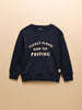 Joules Kids' Sundaze Navy Blue Crew Neck Sweatshirt