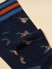 Joules Kingsbury 2pk Socks - Navy Birds - Lucks of Louth