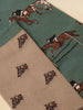 Joules Womens Everyday 2 Pack Socks - Khaki Horse - Lucks of Louth