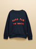 Joules Kids' Sundaze Navy Slogan Crew Neck Sweatshirt - Lucks of Louth