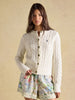 Joules Cable Knit Button up Cardigan