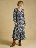 Joules Etta V-Neck Dress - Navy Woodland Print - Lucks of Louth