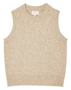 Joules Holly Camel Longline Knitted Vest - Lucks of Louth