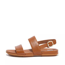 Fitflop Gracie Leather Back Strap Sandel - Light Tan - Lucks of Louth