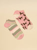 Joules Rilla 2 Pack Trainer Socks,Pink - Lucks of Louth