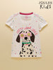 Joules Astra Spot Dog T-Shirt - White - Lucks of Louth