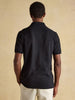 Joules Woody Cotton Pique Polo Shirt - Black - Lucks of Louth