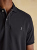 Joules Woody Cotton Pique Polo Shirt - Black - Lucks of Louth