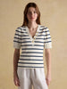 Joules Tabitha Stripe Top ,Navy - Lucks of Louth