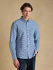 Joules Oxford Shirt,Long Sleeved,Blue Check - Lucks of Louth
