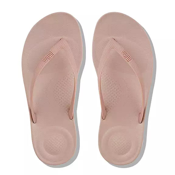 Fitflop Iqushion Ergonomic flip flops - Beige - Lucks of Louth