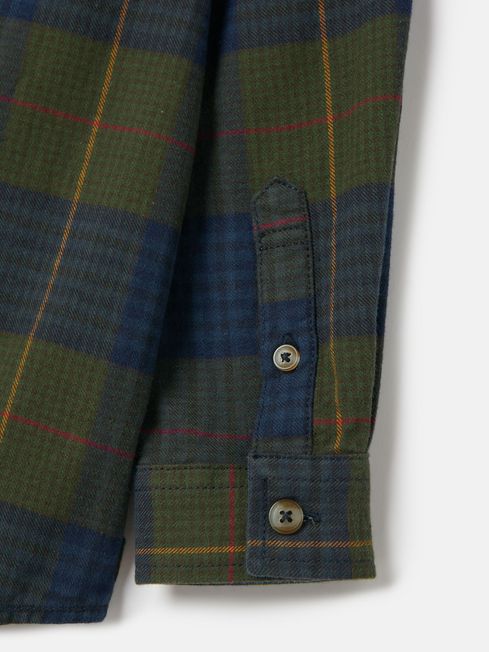 Joules Buchanan Checked Shirt - Green - Lucks of Louth