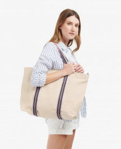 Barbour Madison Beach Tote - Ecru - Lucks of Louth
