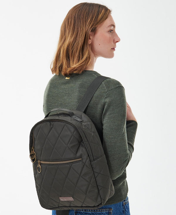 Barbour Quilted Backpack - Olive - Lucks of Louth