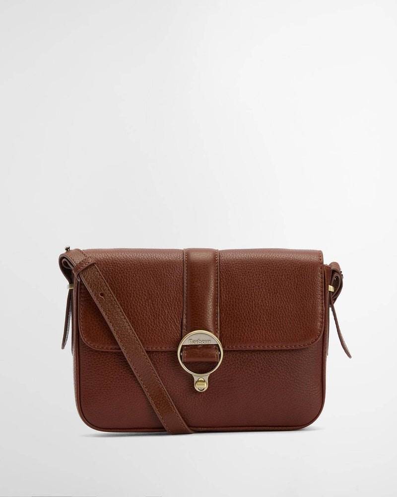Barbour Rosa Leather Crossbody Bag - Brown - Lucks of Louth
