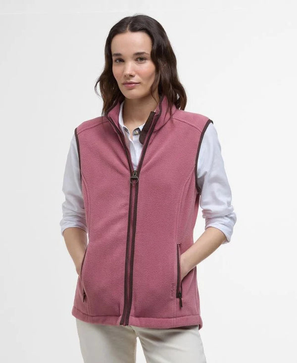 Barbour Colton Fleece Gilet - Deep Pruce (Rose) - Lucks of Louth