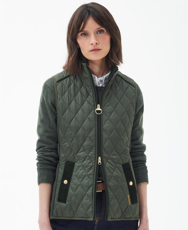 Barbour Poppy Gilet - Olive - Lucks of Louth