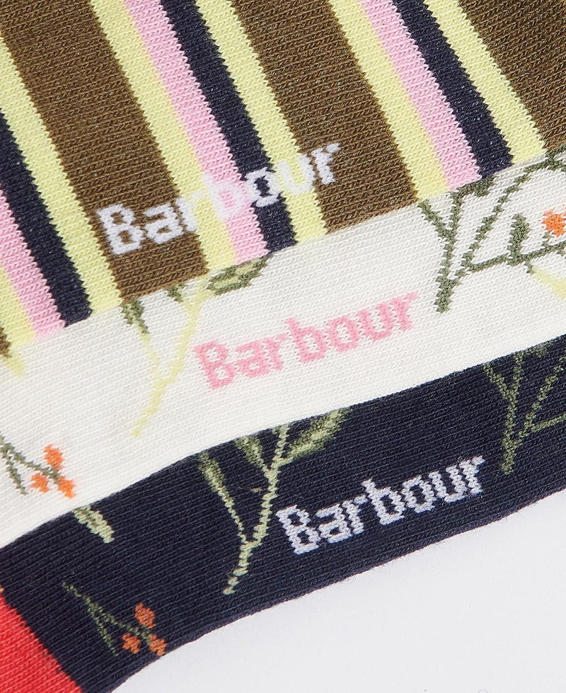Barbour Sock Gift Set - Woodland Multi Light - Lucks of Louth