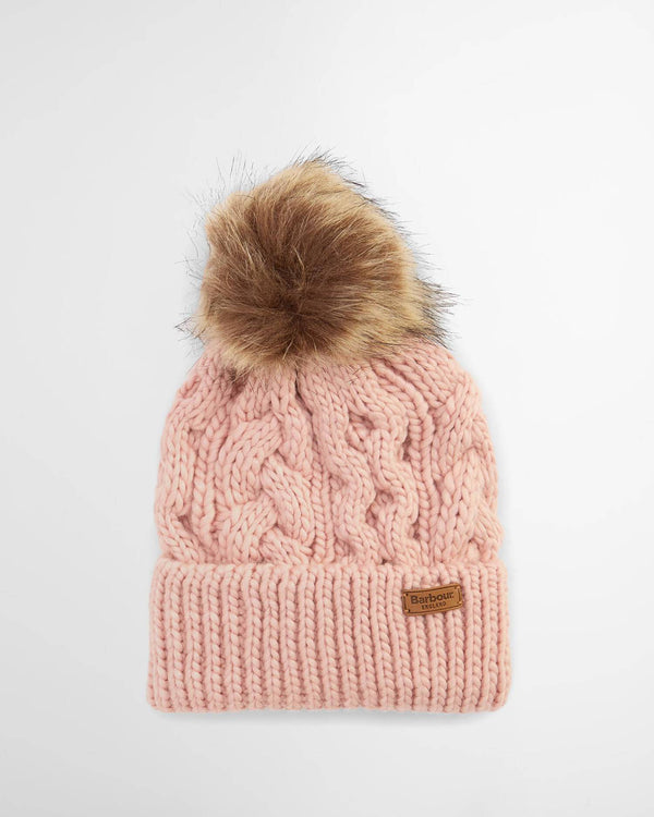 Barbour Penshaw Beanie - Pink Blush - Lucks of Louth