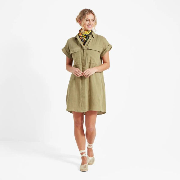 Schoffel Olive Dress - Light Khaki